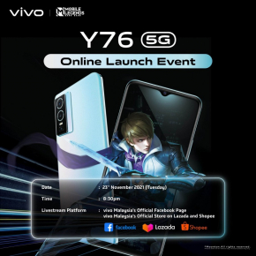 Vivo เตรียมเปิดตัว Vivo Y76 5G ในวันที่ 23 พฤศจิกายนนี้